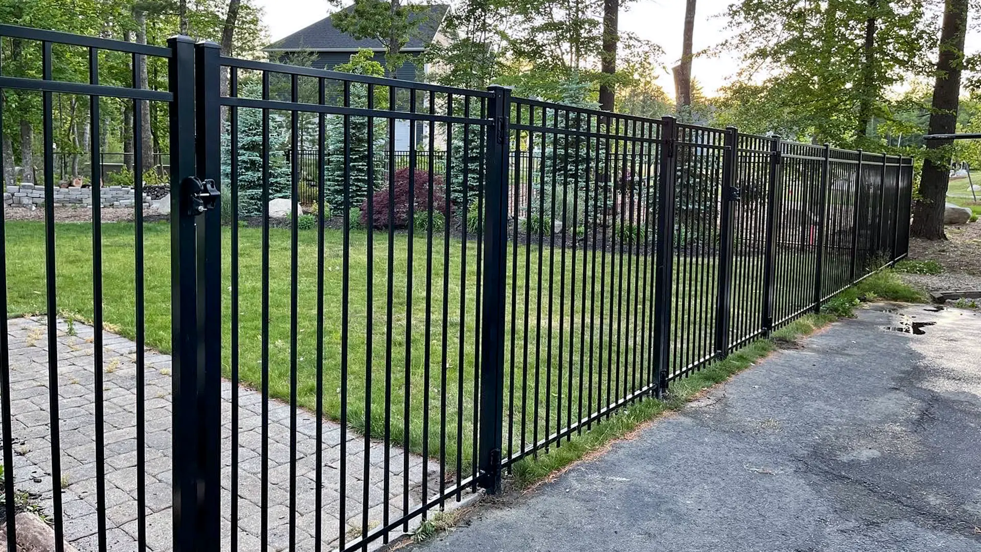 All State Fence aluminum fence project