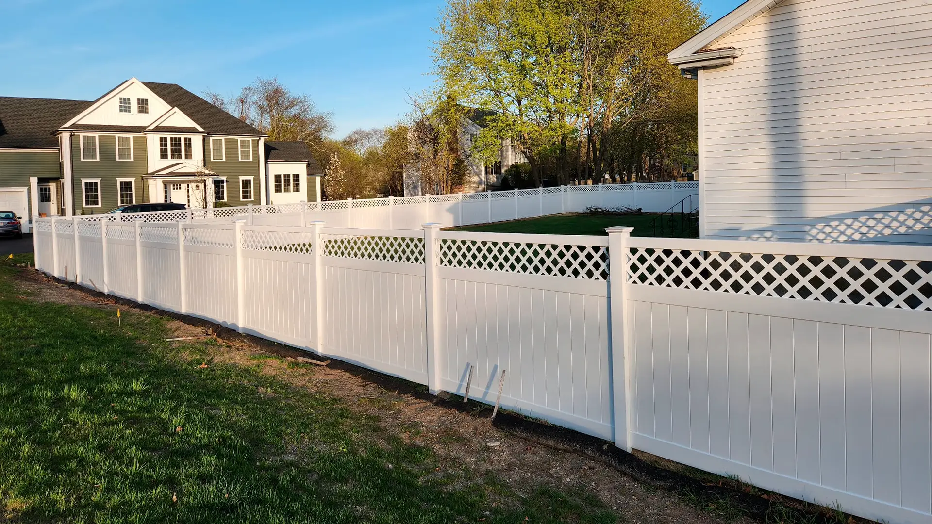 All State Fence vinyl fence project 1