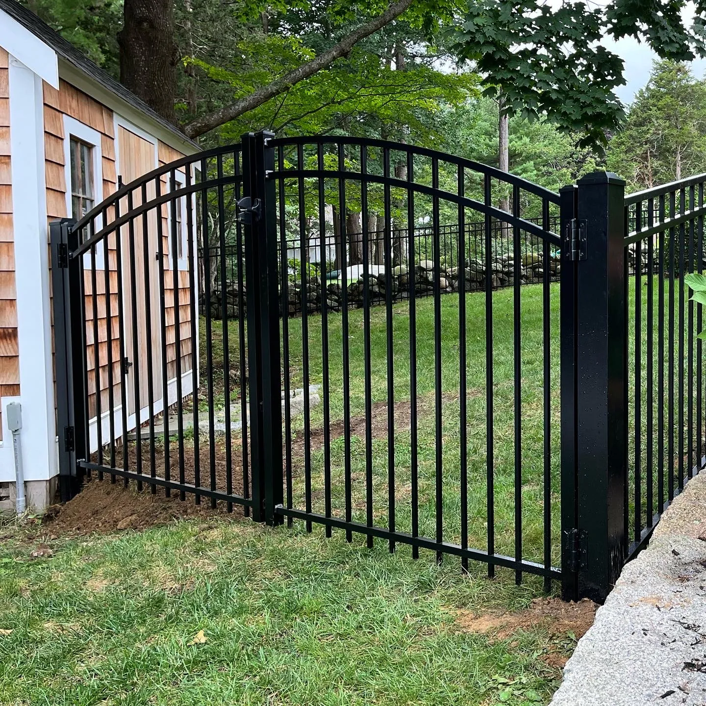 Aluminum fence project