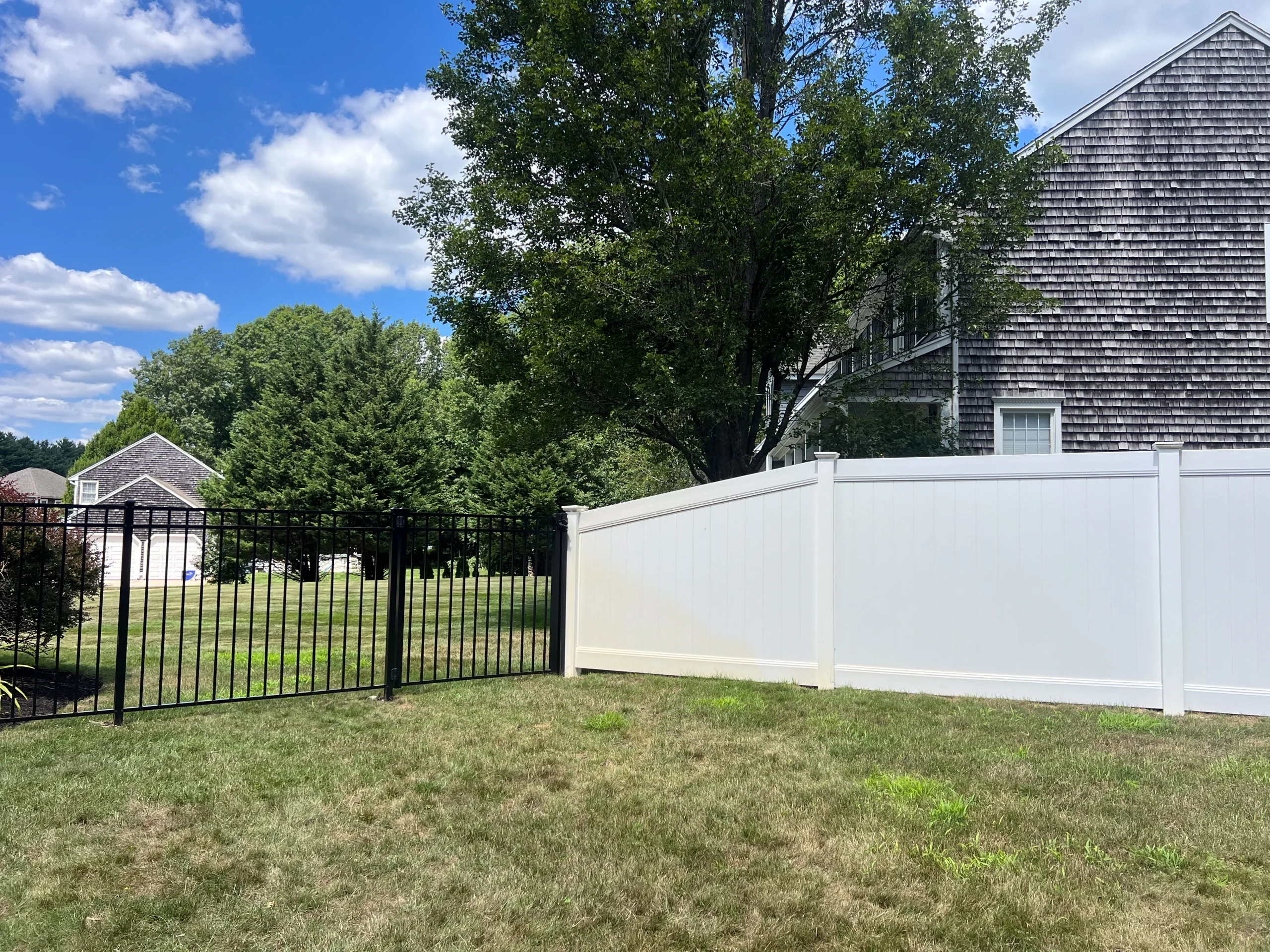 Custom fence installation project