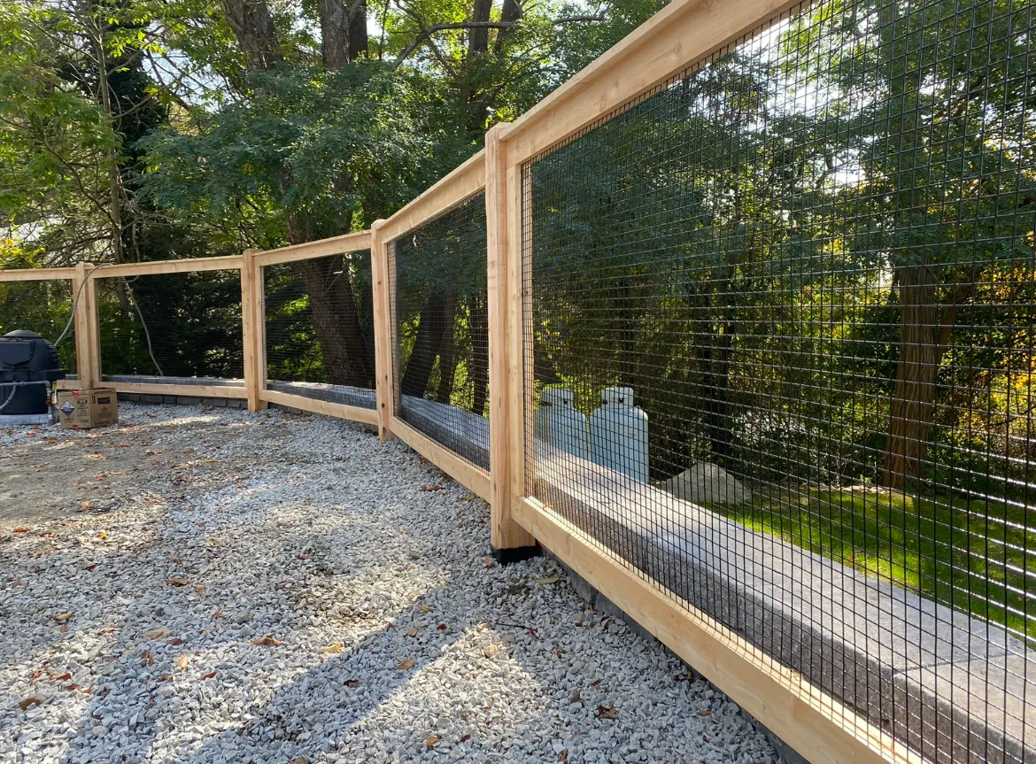 Custom fence with gate