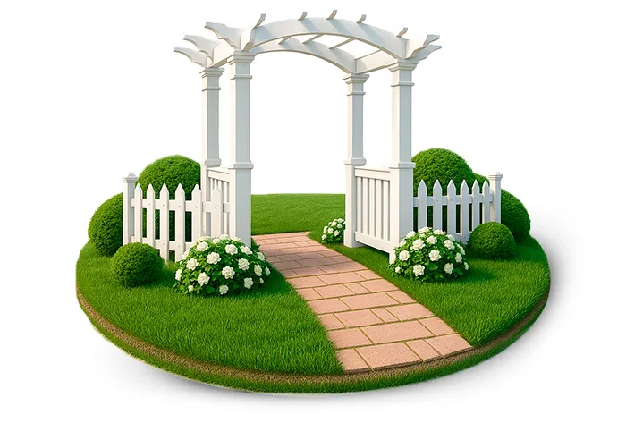 Arbor and Pergola installation by All State Fence