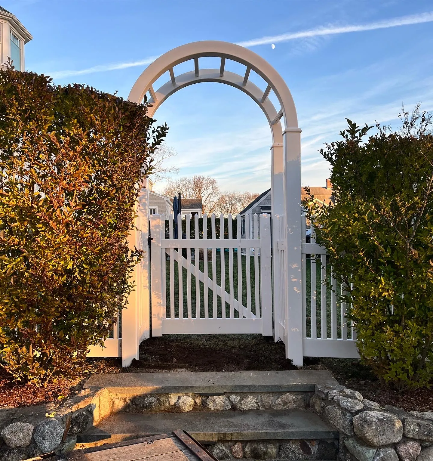 Pergola installation project in Weymouth, MA