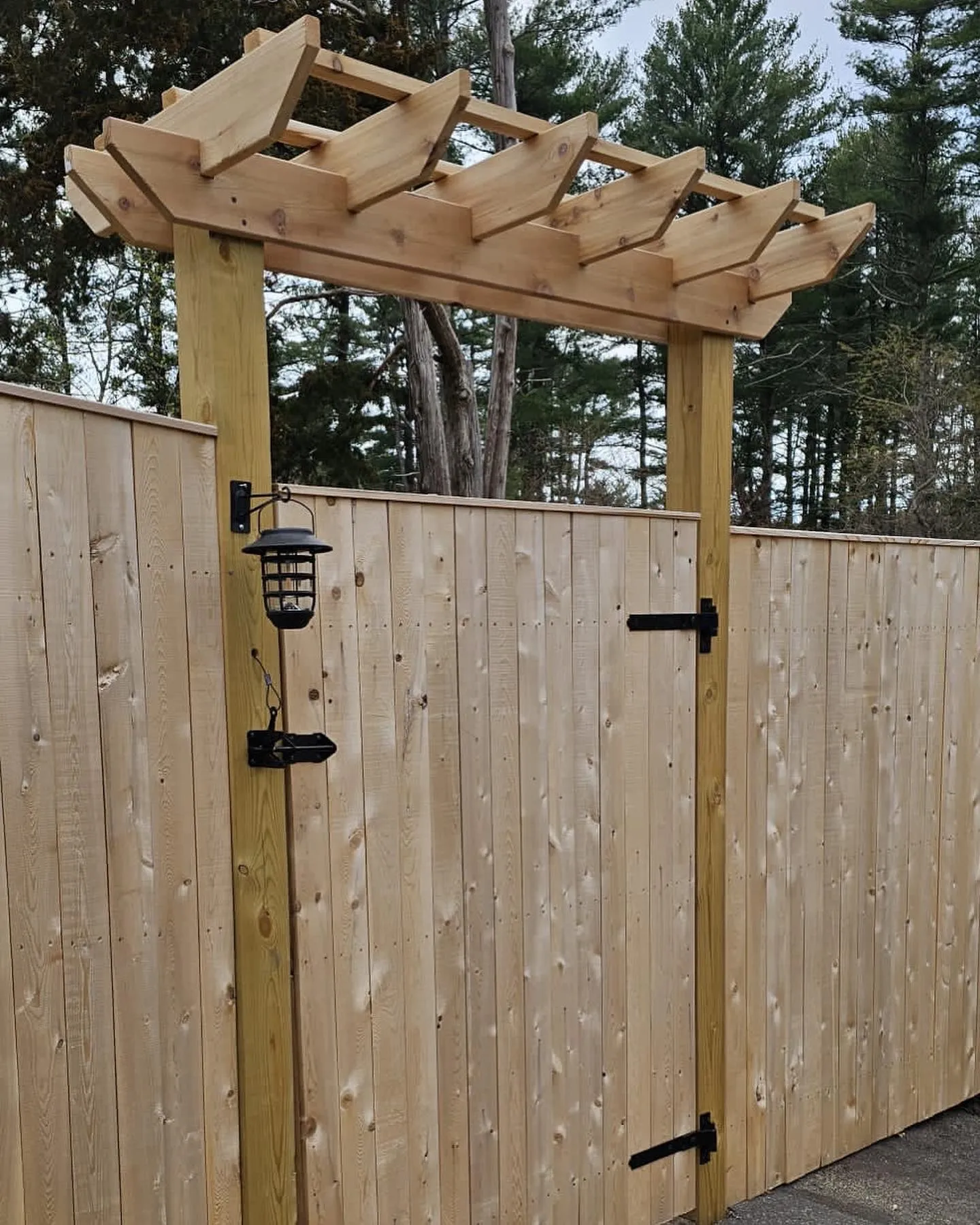 Custom pergola installation in Weymouth, MA